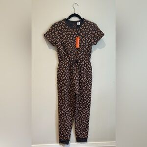 Kids Leopard Print One Piece - Black and Brown